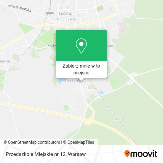 Mapa Przedszkole Miejskie nr 12