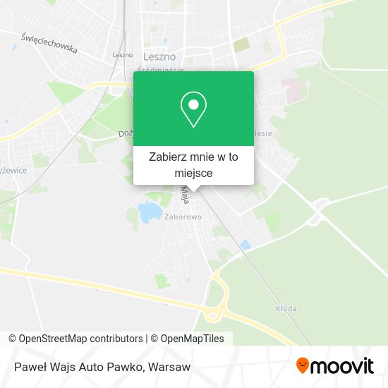 Mapa Paweł Wajs Auto Pawko