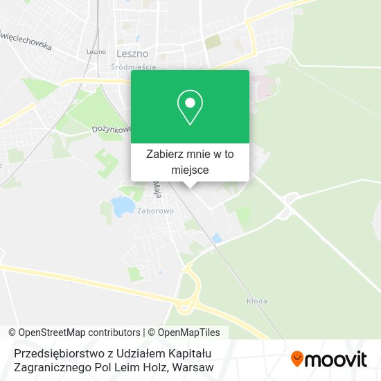 Mapa Przedsiębiorstwo z Udziałem Kapitału Zagranicznego Pol Leim Holz