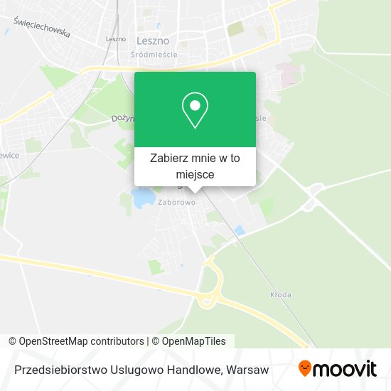 Mapa Przedsiebiorstwo Uslugowo Handlowe