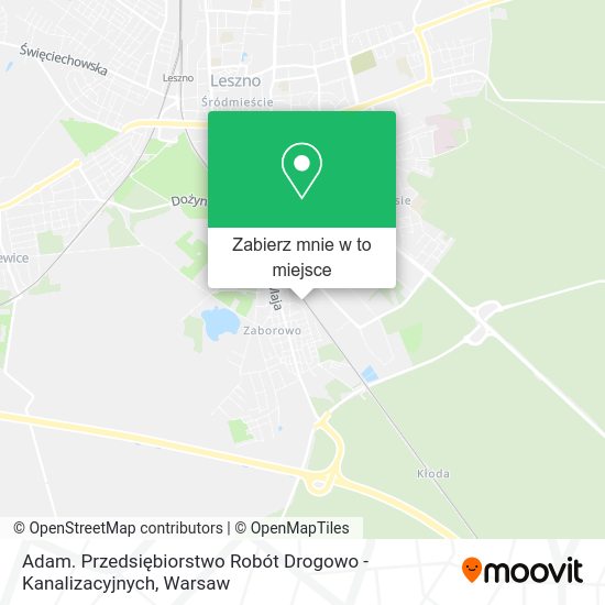 Mapa Adam. Przedsiębiorstwo Robót Drogowo - Kanalizacyjnych