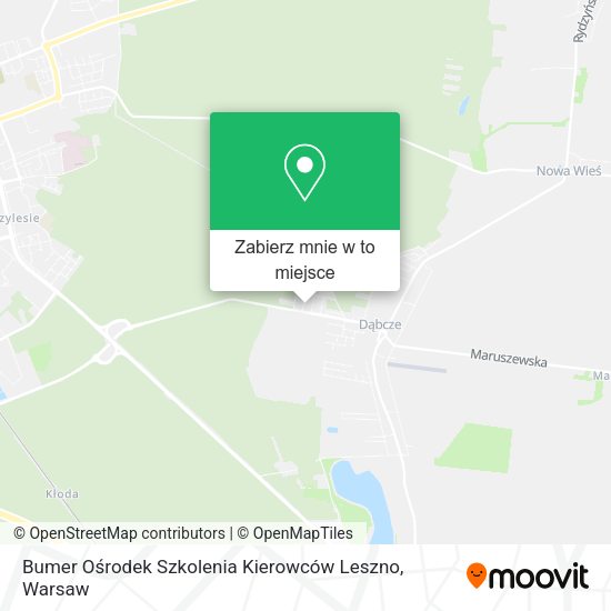 Mapa Bumer Ośrodek Szkolenia Kierowców Leszno