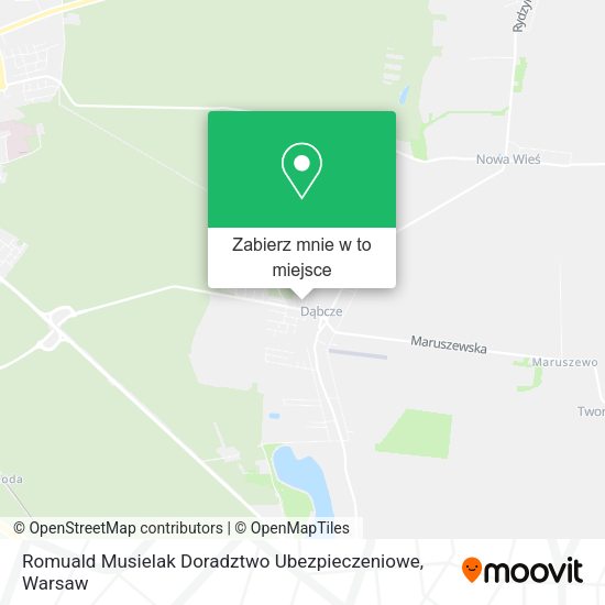 Mapa Romuald Musielak Doradztwo Ubezpieczeniowe