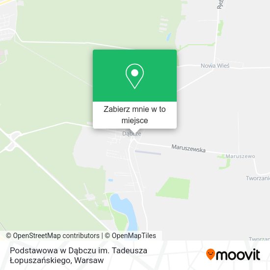 Mapa Podstawowa w Dąbczu im. Tadeusza Łopuszańskiego