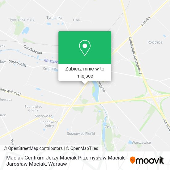 Mapa Maciak Centrum Jerzy Maciak Przemysław Maciak Jarosław Maciak