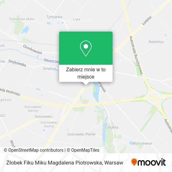 Mapa Żłobek Fiku Miku Magdalena Piotrowska