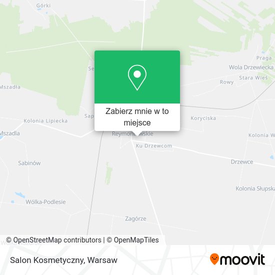 Mapa Salon Kosmetyczny