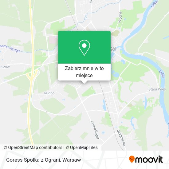 Mapa Goress Spolka z Ograni