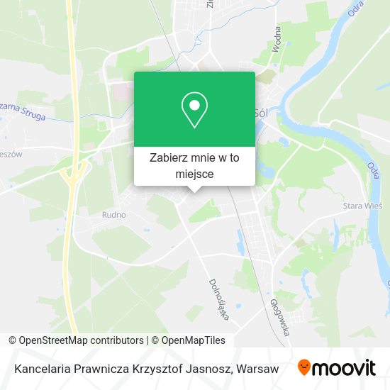 Mapa Kancelaria Prawnicza Krzysztof Jasnosz