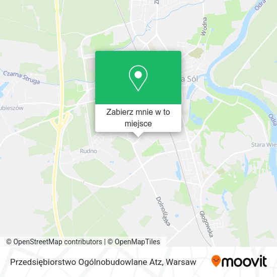 Mapa Przedsiębiorstwo Ogólnobudowlane Atz