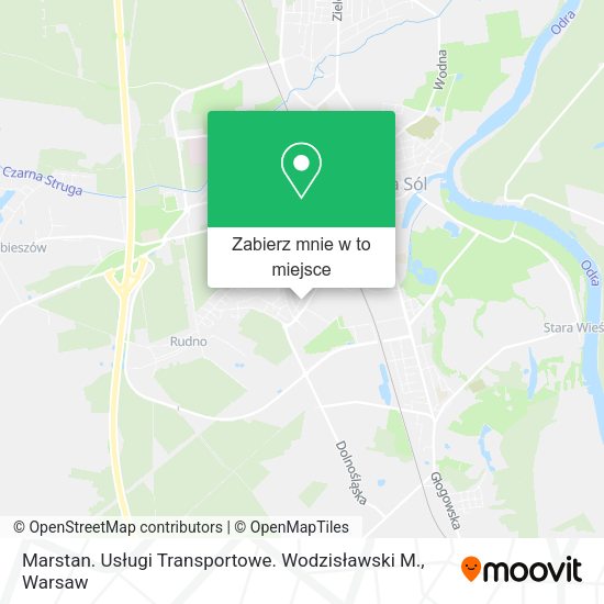 Mapa Marstan. Usługi Transportowe. Wodzisławski M.