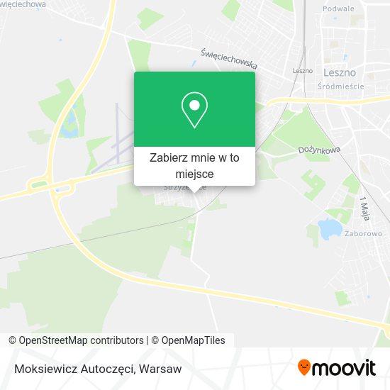 Mapa Moksiewicz Autoczęci