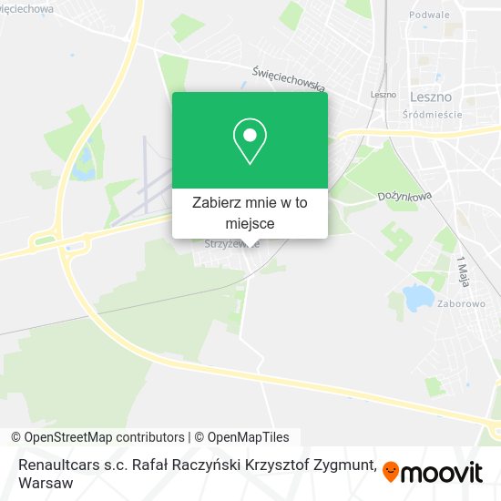 Mapa Renaultcars s.c. Rafał Raczyński Krzysztof Zygmunt