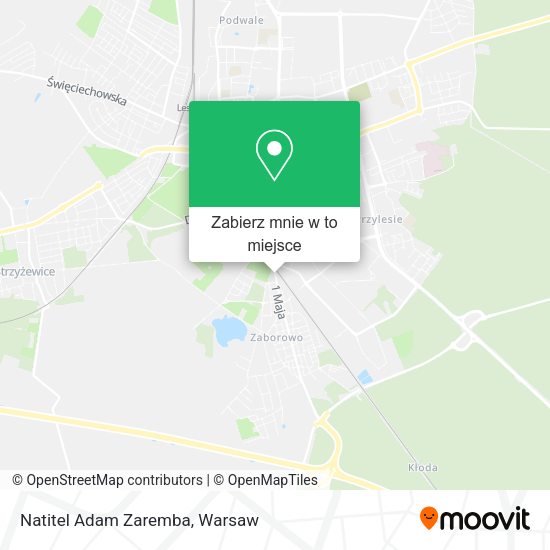 Mapa Natitel Adam Zaremba