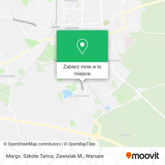 Mapa Margo. Szkoła Tańca. Zawislak M.