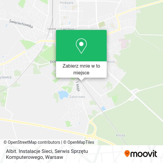 Mapa Albit. Instalacje Sieci, Serwis Sprzętu Komputerowego
