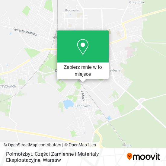 Mapa Polmotzbyt. Części Zamienne i Materiały Eksploatacyjne