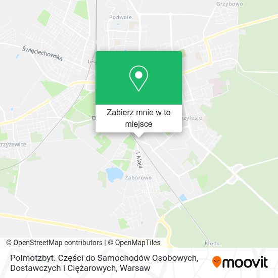 Mapa Polmotzbyt. Części do Samochodów Osobowych, Dostawczych i Ciężarowych