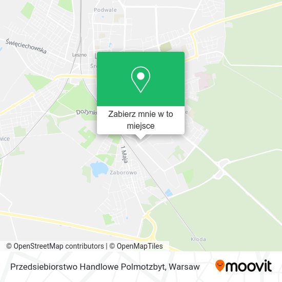 Mapa Przedsiebiorstwo Handlowe Polmotzbyt