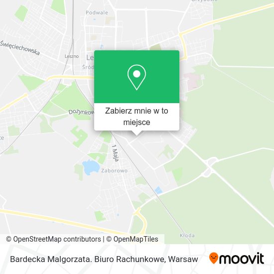 Mapa Bardecka Malgorzata. Biuro Rachunkowe