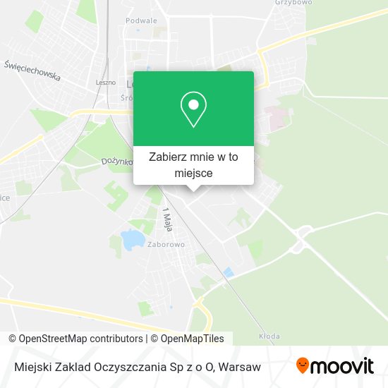 Mapa Miejski Zaklad Oczyszczania Sp z o O