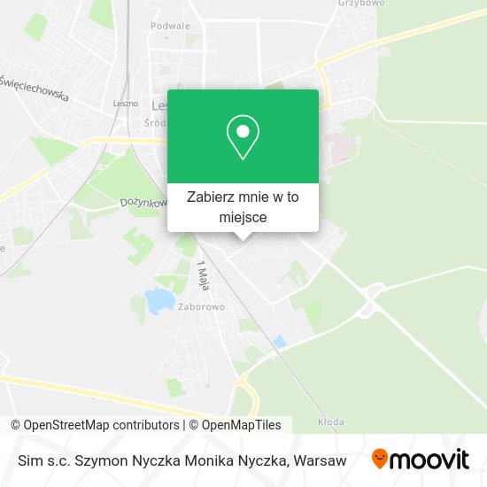 Mapa Sim s.c. Szymon Nyczka Monika Nyczka