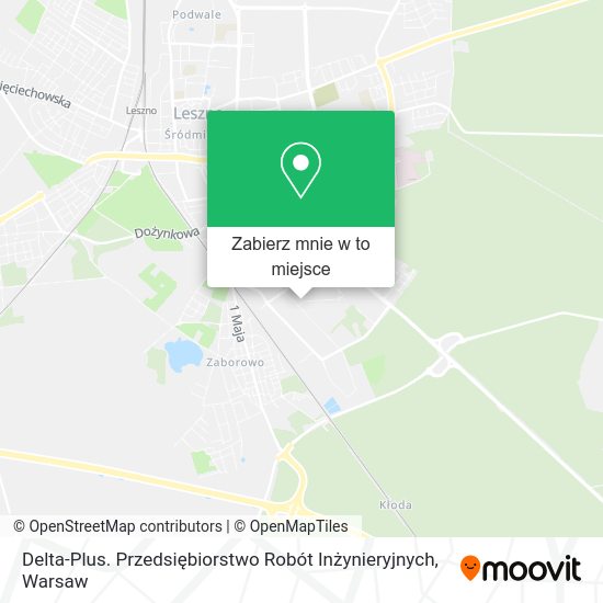 Mapa Delta-Plus. Przedsiębiorstwo Robót Inżynieryjnych