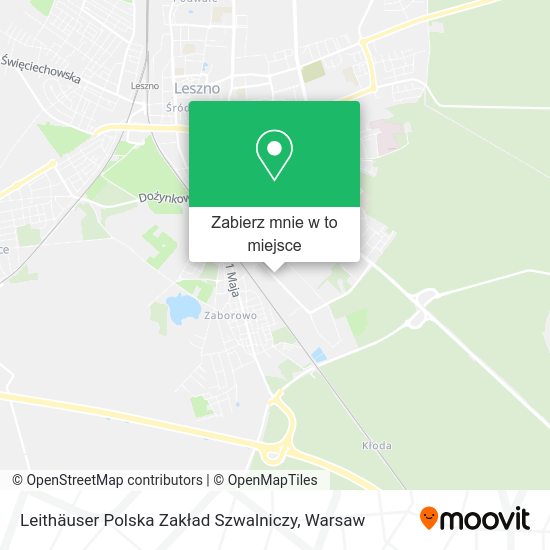 Mapa Leithäuser Polska Zakład Szwalniczy