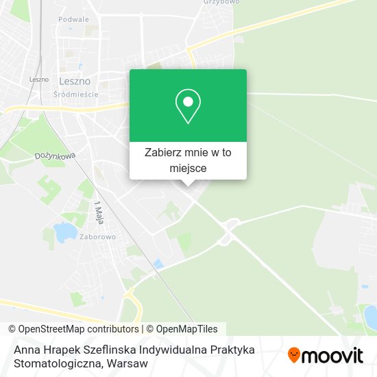 Mapa Anna Hrapek Szeflinska Indywidualna Praktyka Stomatologiczna