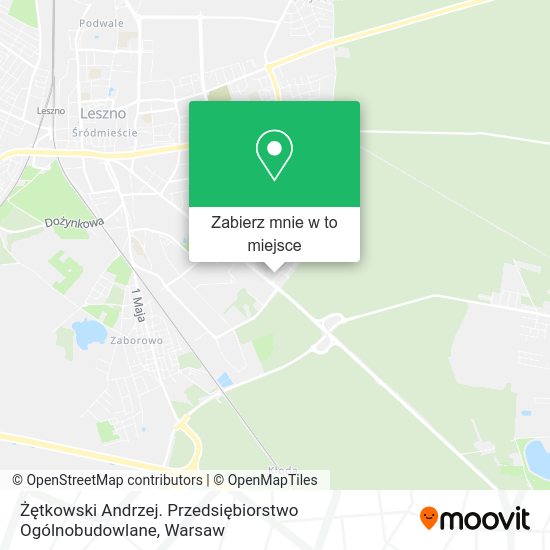 Mapa Żętkowski Andrzej. Przedsiębiorstwo Ogólnobudowlane