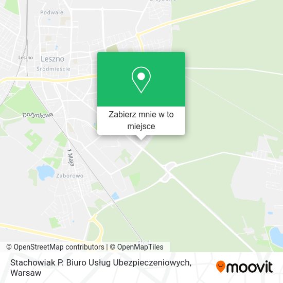 Mapa Stachowiak P. Biuro Usług Ubezpieczeniowych