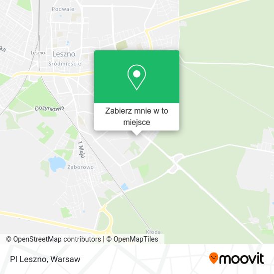 Mapa Pl Leszno