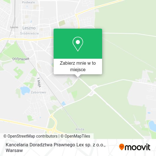 Mapa Kancelaria Doradztwa Prawnego Lex sp. z o.o.