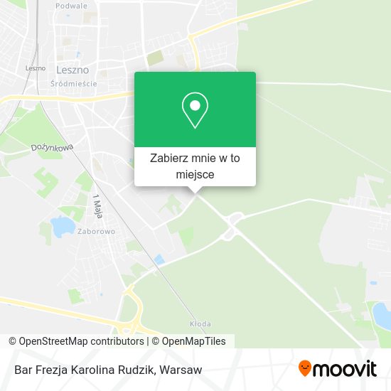 Mapa Bar Frezja Karolina Rudzik