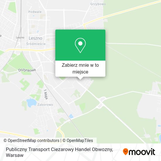 Mapa Publiczny Transport Ciezarowy Handel Obwozny