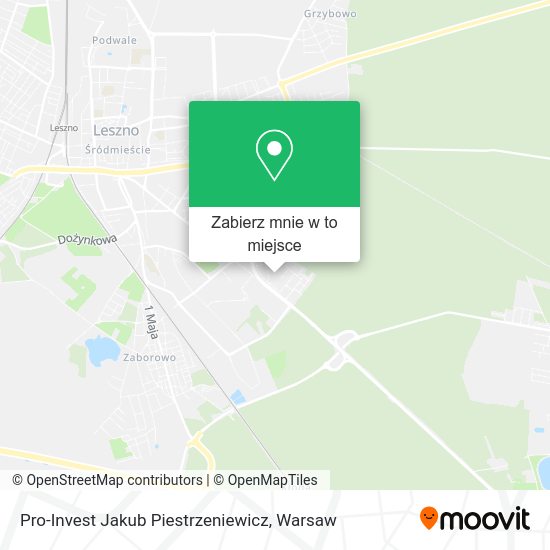 Mapa Pro-Invest Jakub Piestrzeniewicz