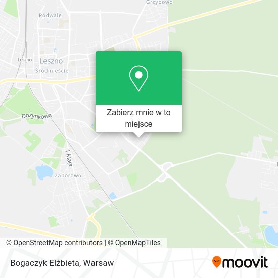 Mapa Bogaczyk Elżbieta