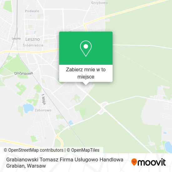 Mapa Grabianowski Tomasz Firma Usługowo Handlowa Grabian