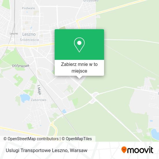 Mapa Uslugi Transportowe Leszno