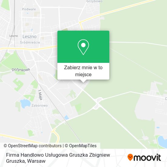 Mapa Firma Handlowo Usługowa Gruszka Zbigniew Gruszka