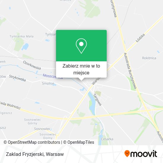 Mapa Zaklad Fryzjerski