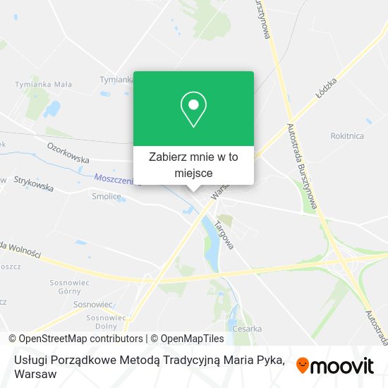 Mapa Usługi Porządkowe Metodą Tradycyjną Maria Pyka