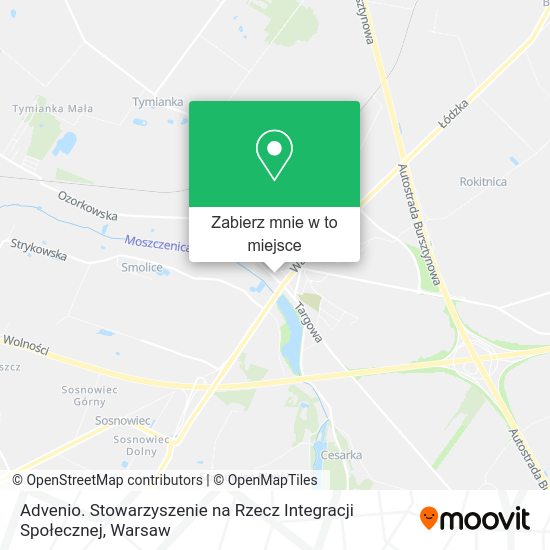 Mapa Advenio. Stowarzyszenie na Rzecz Integracji Społecznej