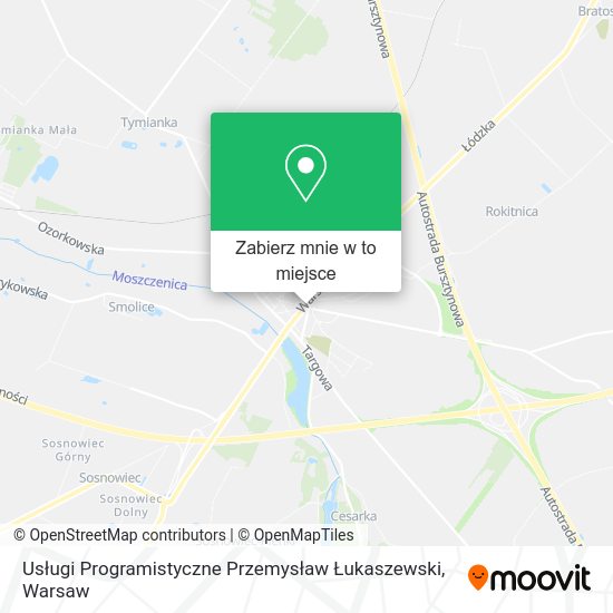 Mapa Usługi Programistyczne Przemysław Łukaszewski