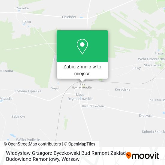 Mapa Władysław Grzegorz Byczkowski Bud Remont Zakład Budowlano Remontowy