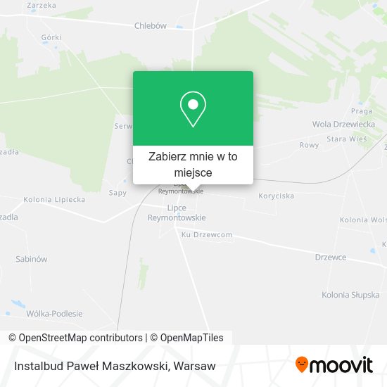 Mapa Instalbud Paweł Maszkowski