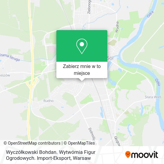 Mapa Wyczółkowski Bohdan. Wytwórnia Figur Ogrodowych. Import-Eksport