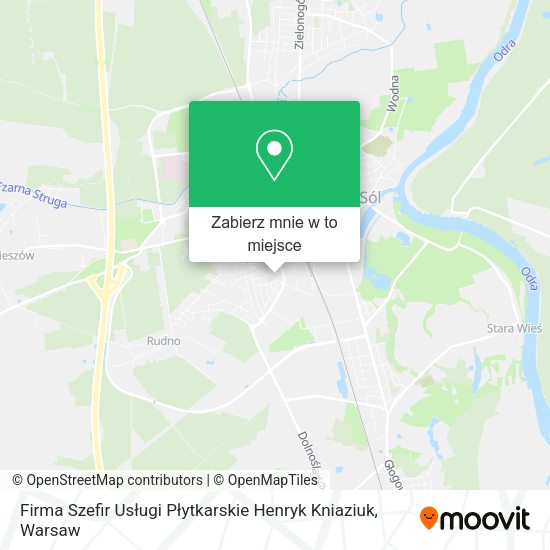 Mapa Firma Szefir Usługi Płytkarskie Henryk Kniaziuk