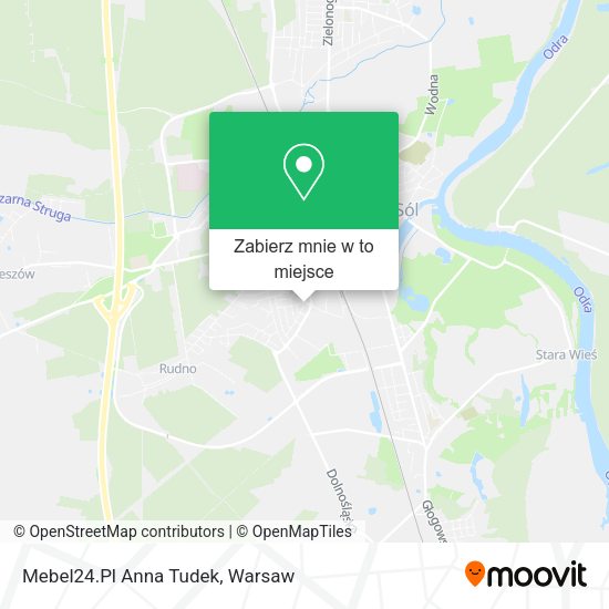 Mapa Mebel24.Pl Anna Tudek