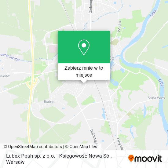 Mapa Lubex Ppuh sp. z o.o. - Księgowość Nowa Sól